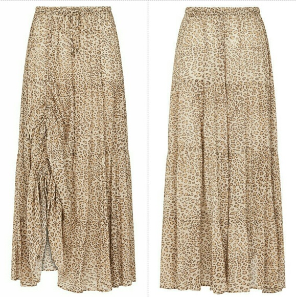 New spell designs Frankie peasant skirt cheetah M - Picture 3 of 8